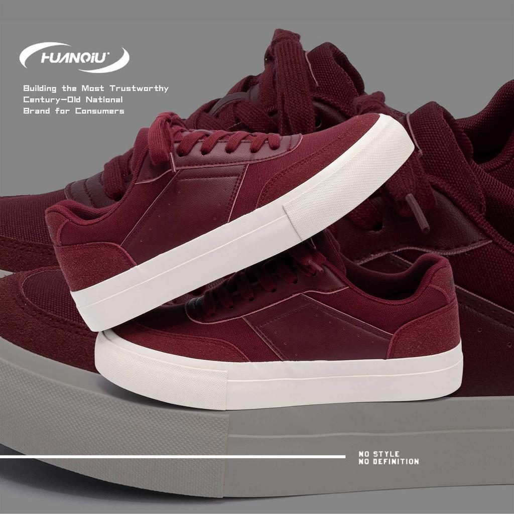 Global red canvas shoes men's ZHQ-XA508 men's shoes trendy versatile platform men's lightweight casual board shoes