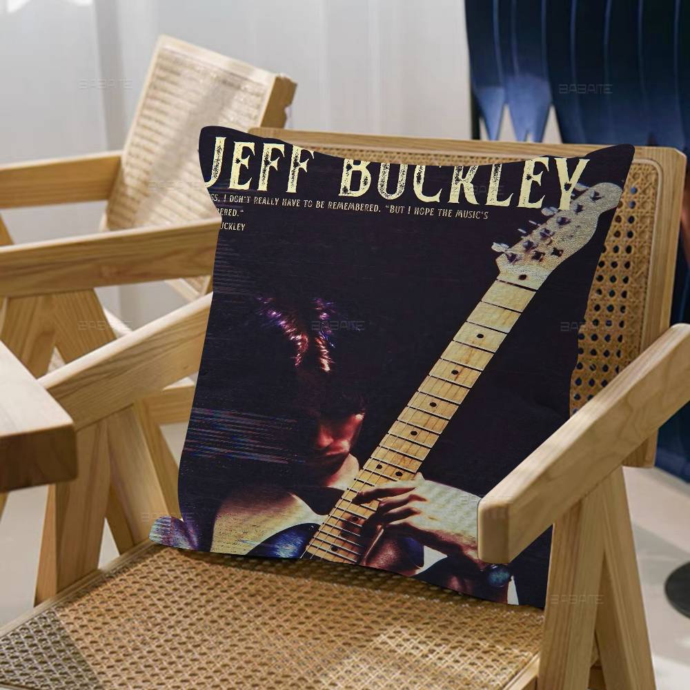 Singer J_Jeff B_Buckley Album Magazine Pillow Anime Pillow Sofa Bed Head Pillow Cover Cushion Cover 45X45 Cm Fashion