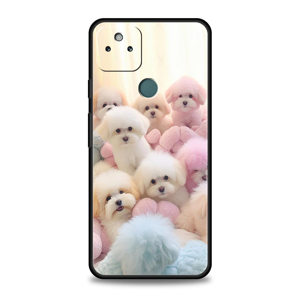Cute Little Dog Phone Case Cover for Google Pixel 10 9 8 7 6 9A 8A 7A 6A Pro Shockproof Soft TPU 9 Pro XL Shell Capas Fundas Bag