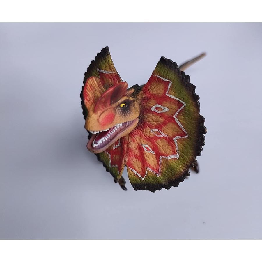 SanDoll Dinosaur Realistic Jurassic 20cm Impressive Carnivorous Kids Display Figure, Model, Period, Tall, Reptile, Toy, Gift, (Dilophosaurus)
