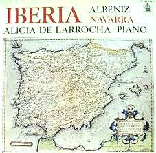 

LP Record ISAAC ALBNIZ ALICIA DE LARROCHA IberiaNavarra 137003 Hispavox 1971 Spain Classical Used