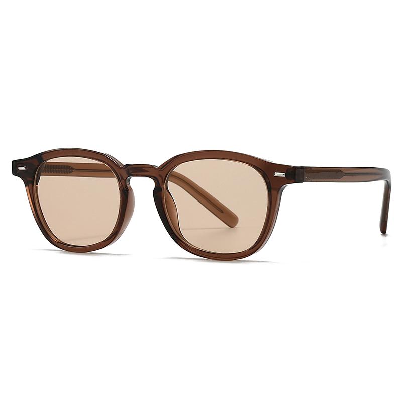 European and American Cross-Border Trendyy Street Photography Retro Literary Acrylic Insert Sunglasses Modern Charm Ins 28011
