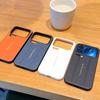 Metal Camera Lens Frame Buttons Vegan Leather Phone Case For Xiaomi 14 Ultra, Shockproof Protective Cover