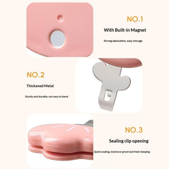 Květinový otvírák na láhve Magnetická spona na tašku Roztomilý magnet na ledničku Otevírá lahvičky s léky Uzávěry Tašky na svačinu Nástroj otvírák na láhve Domácí kuchyňský gadget