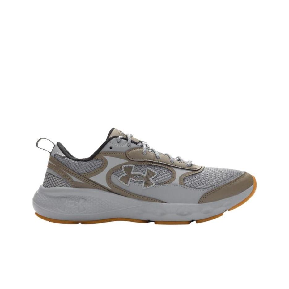 Under Armour Unisex Charged Vantage Lux 3 Running Shoes Grey Khaki Gum 6007204-035