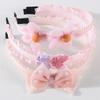 3Stk/Set Neue Kinder Niedliche Süße Farben Blume Haarbänder Kopfschmuck Mädchen Mode Haarreif Stirnbänder Kinder Haarschmuck