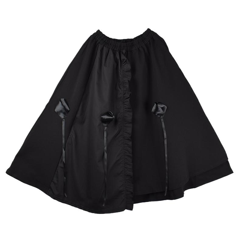 

XITAO Необычная черная юбка из съедобного древесного гриба GWJ2715 One Size чёрный