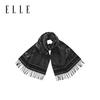 ELLE Women's 100% Merino Wool Jacquard Scarf