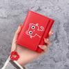 New Cartoon Cat Design Women's Trifold Cute Small Leather Wallet