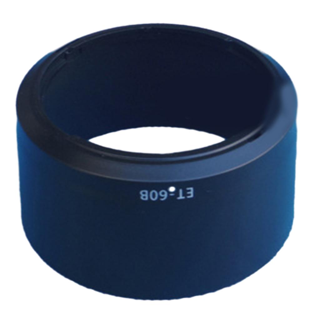Reversible Lens Cover Caps ET-60B Lens Hood Dustproof Lens Protector for Canon RF-S 55-210 F5-7.1 IS STM Lens Repair