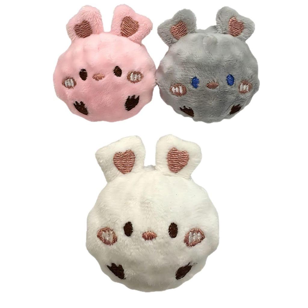 Popular Pet Toy: Small Dog Plush Spiky Ball - Teething, Chewing, Squeaky, Bouncy Animal Shape