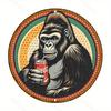Vintage Coca Cola Gorilla Retro Metal Tin Sign UV Printed Wall Art Decor 1pc