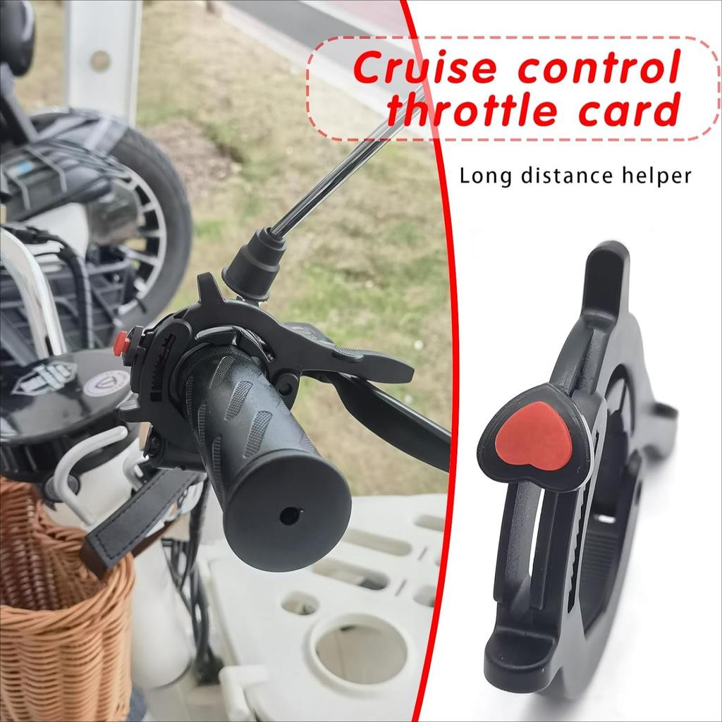 Motorcycle Cruise Control Throttle Clamp Clip Retainer High Grade Aluminum Lock Accelerator Assist Grips Motorcycle Accessories