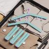 6Pcs Lightweight Foldable Travel Hangers Space Saving Clothes Drying Rack  for Home