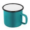 350ml Emaille-Wasserbecher Zuverlässig Runde Kante Metall Stabil Rostfrei Milchkaffeebecher für Zuhause