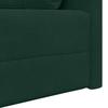 Floor Sofa Bed Dark Green 213 X 70 X 77 Cm Velvet