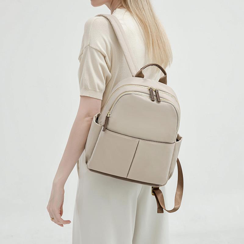 Simple Backpack for Women's Backpack  New Style of High School and College School School Bag  Lightweight Casual Travel Bag  Trendy Mother Bag
