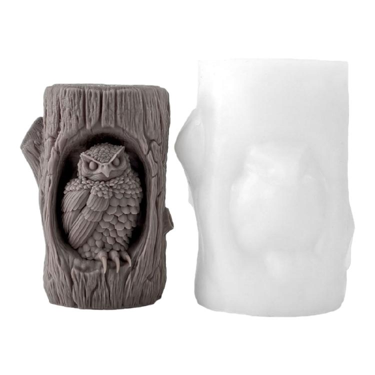 

User Friendly Raised Owl Silicone Candle Mold Creative Soap Tool For New Starter Advanced Candle Making Enthusiasts 1