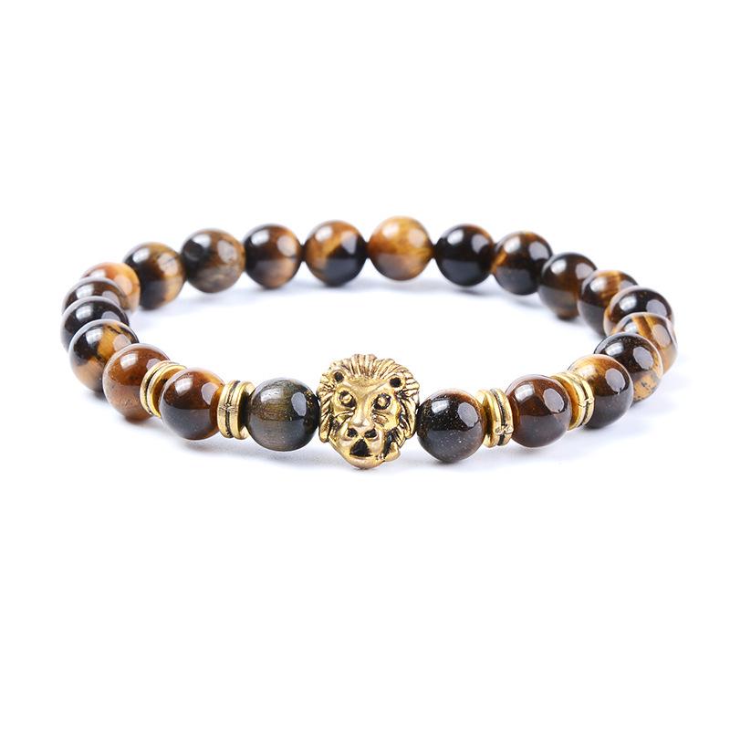 Viennimel White Pine Lion Head Bracelet