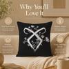 TV S-ShadowhuntersS Cushion Cover Double-Sided Printed Pillow Cover Hypoallergenic Dust-Mite Proof