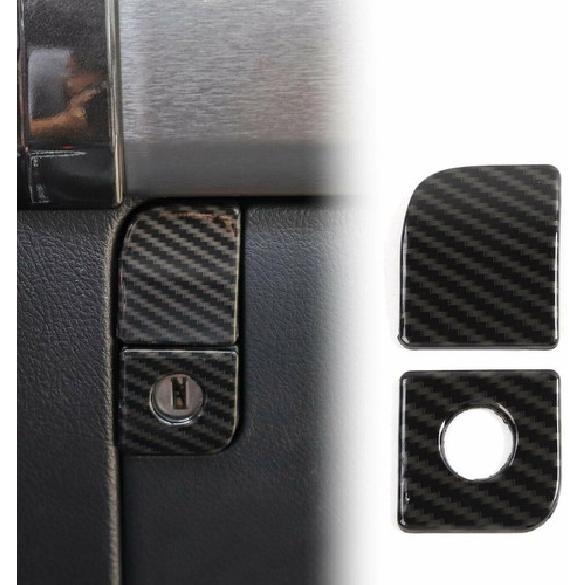 Kolfiber Förvaringspanel för passagerare med strömbrytare för 4runner SUV 2010+