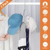 TOPIA HANGER Purse Hanger Organizer for Closet, 2-Pack Handbag Organizer Hanger, 360°Swivel Metal Purse Hooks, Bag Rack, Belt Organizer, Tie Rack,
