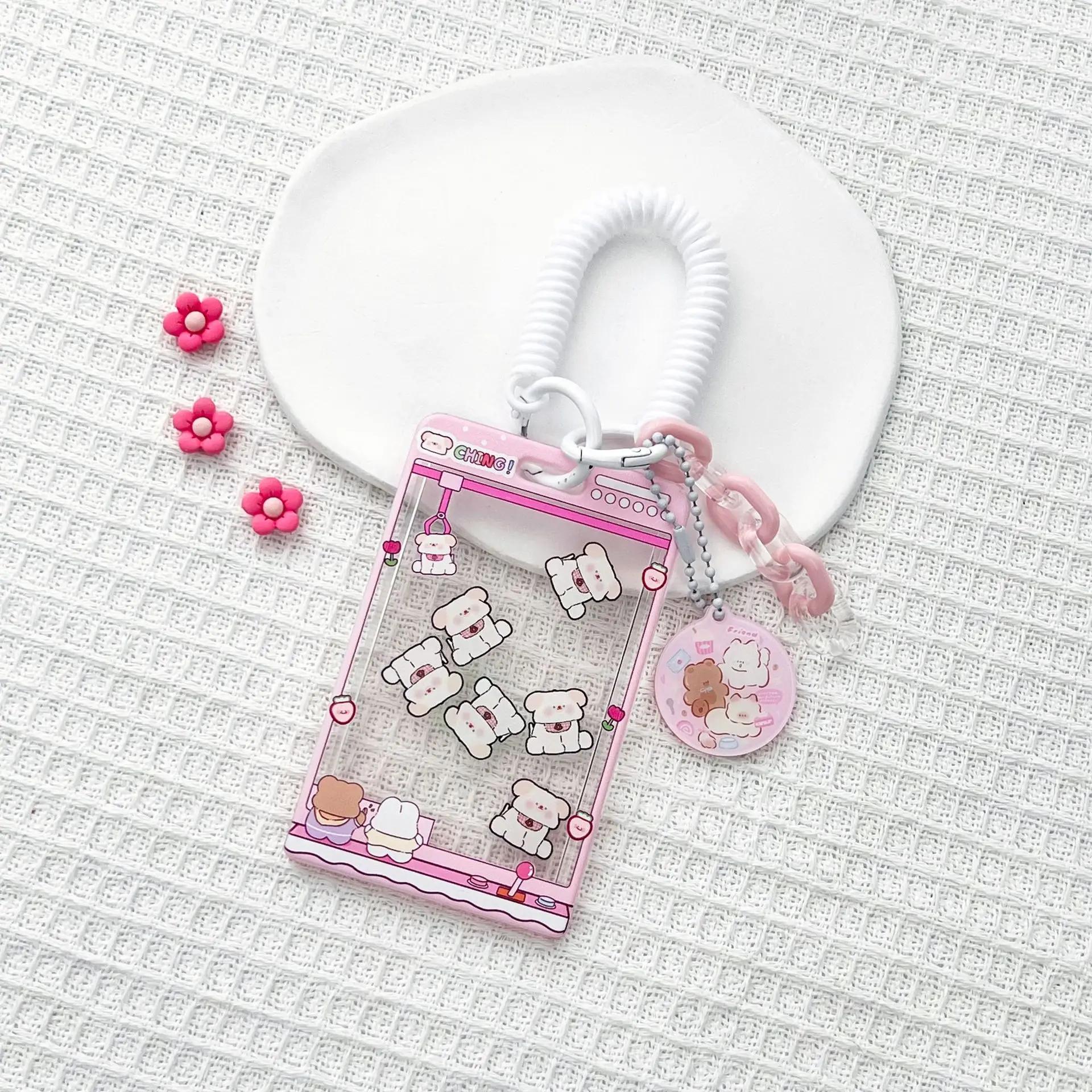 

Милый креативный дизайн, забавный держатель для фотокарт Kpop, милый мультяшный держатель для студенческого удостоверения личности, чехол для семейного фотодержателя для друзей