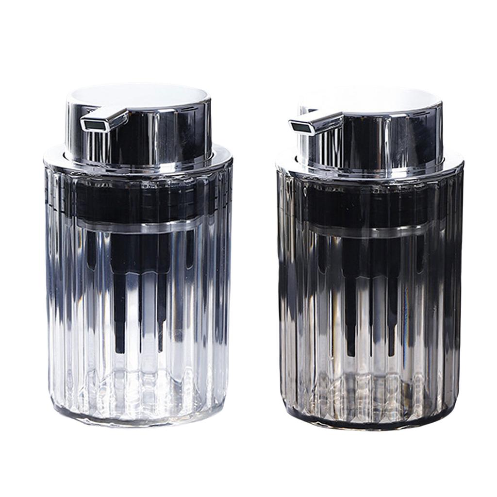 Hand Soap Dispenser for Bathroom Liquid Soap Mousse Foaming Bottle Refillable Kitchen Push Type Dish Soap Container