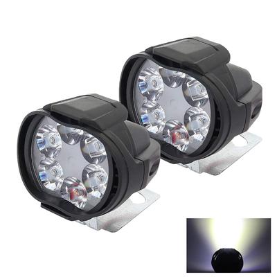 2pcs Motorcycle Led Headlight 12V High Bright Led Lights Lamp for Motorbike Moto External Front Led Focus Auxiliary Spotlights