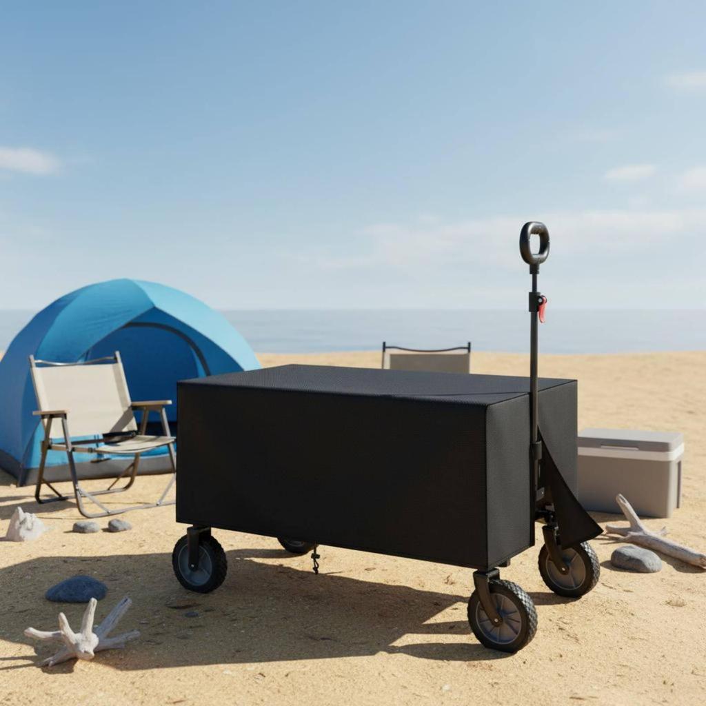 Folding Wagon Cover Dustproof Camping Cart Dust Detachable Foldable 976156cm