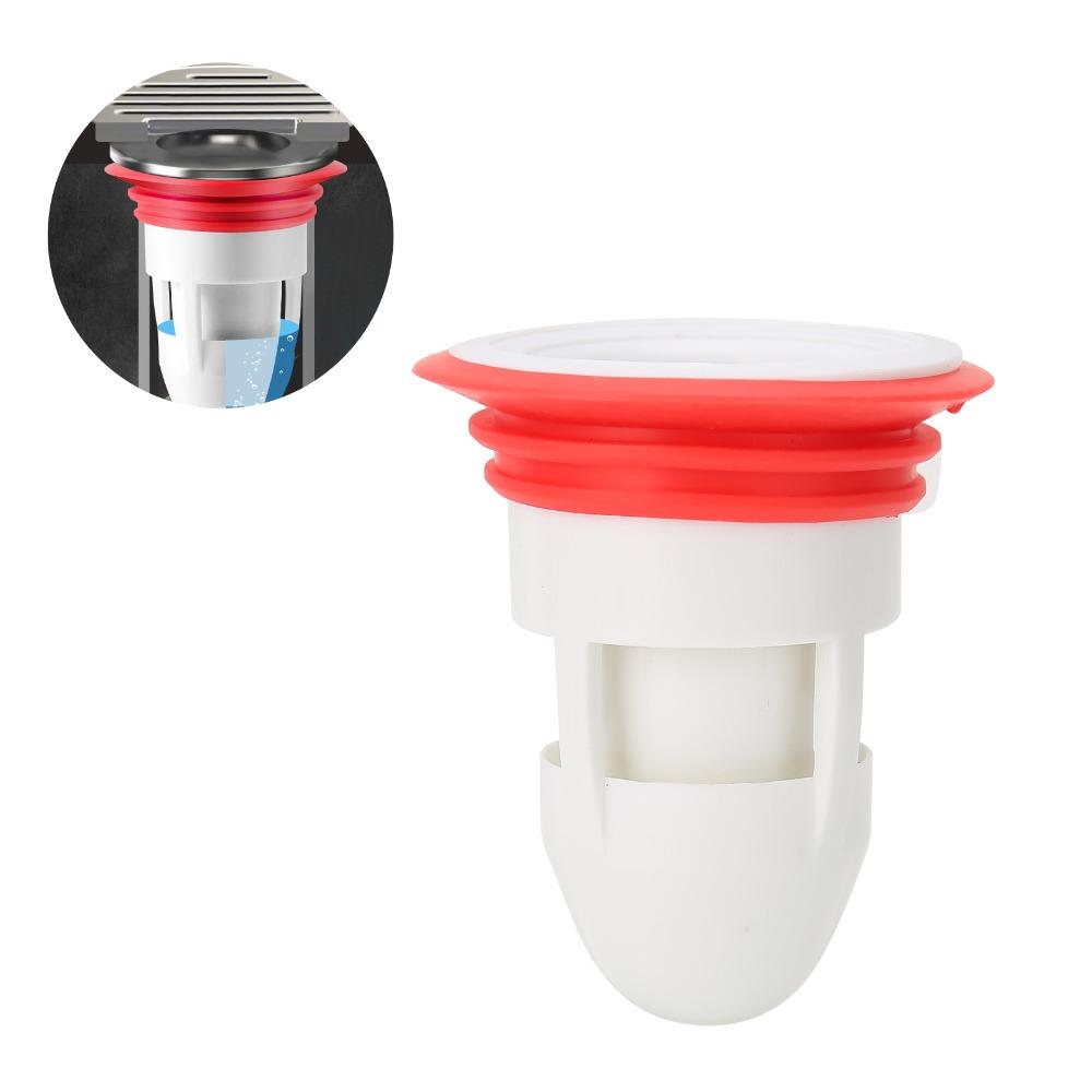 2 Pack Anti-Odor Sewer Drain Core Anti-Clogging Shower Drain Plug Easy Install Hair Catcher  Laundry