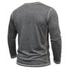 Men's Retro Long Sleeve T-Shirt Casual Soft Basic Tee for Daily Streetwear Outdoor Breathable Spring Autumn Tops