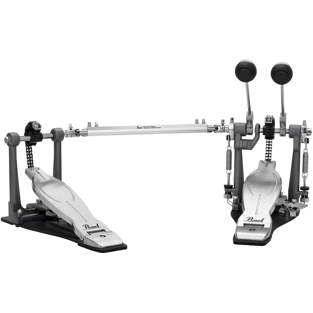 Pearl Pearl Drum Twin Pedal Eliminator Solo “BLACK” Round Cam Duo Beater P-1032