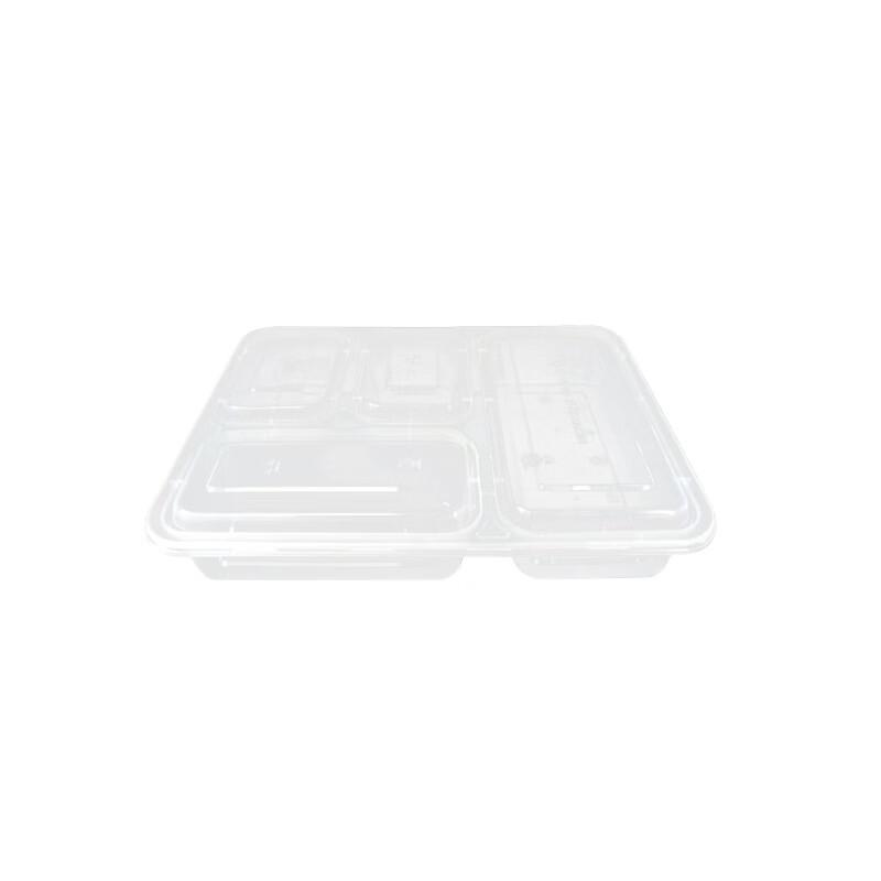ZL Disposable 4-Compartment Meal Prep Containers