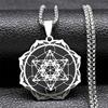 Geometric Metatronic Cube Archangel Necklace Pendant Jewelry
