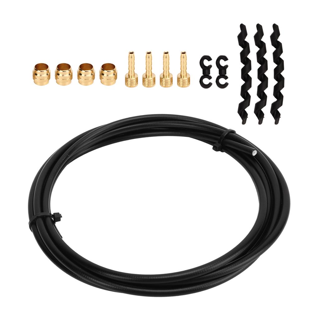 X CANSUN Tubo Olio Freni Bici Tubo Olio Freni a Disco Idraulici per Bicicletta per Mountain Bike Nero