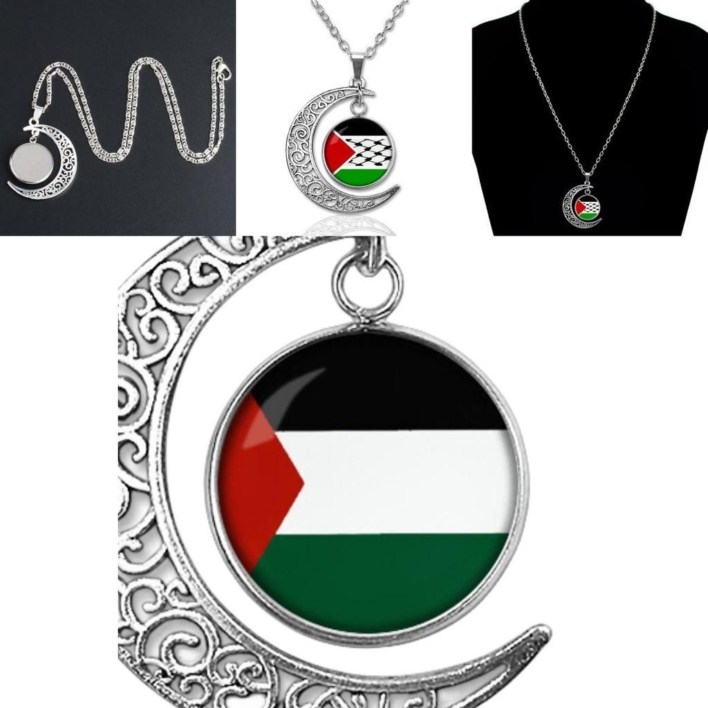 Vintage Geometrische Legierung Anhänger Halskette Mit Hohlmond Design Ideal Für Pullover 15g