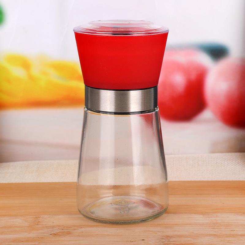 Manual Salt Pepper Mill Grinder Seasoning Bottle Spice Grinding Containers Adjustable Mill Shakers Kitchen Gadgets