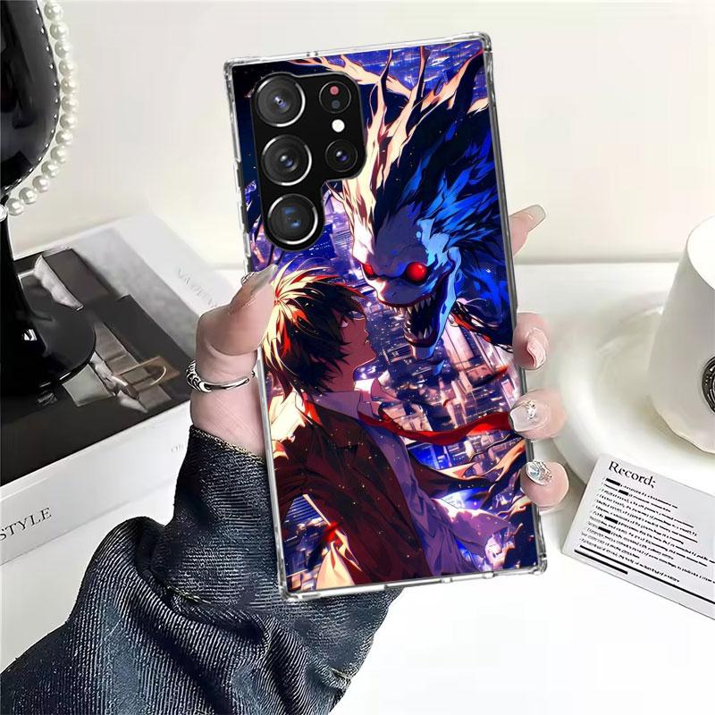 N-Note D-Death Anime Ryuk Soft Phone Case For Samsung Galaxy S22 S23 S24 S25 Edge S26 Ultra S20 FE S21 Plus + Fundas Coque Galax