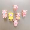 Cartoon Fridge Magnets Set of 6 Animal Pig Magnetic Toy Toddlers Refrigerator Magnet Home Decorations Magnetic Stickers