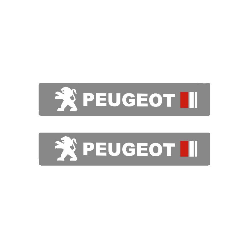 2Pcs Auto Windshield Wiper Laser Sticker Car Styling Decal for Peugeot 208 308 408 508 2008 3008 4008 5008J