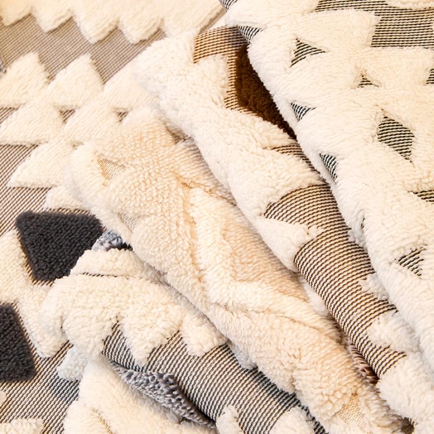 Fleece Boho Jacquard Verdicken Warm Winter Sofaüberwurf, Rutschfest Weiches Sofa Handtuch Wohnzimmer Möbeldekor Überwurf Sofa Handtuch