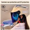 3C Certified Summer Motorcycle Helmet with UV Protection for Men & Women