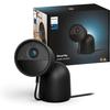 Wired Camera with Desk Mount - Philips Hue - Secure - Hd 1080p - Indoor or Outdoor - Black
