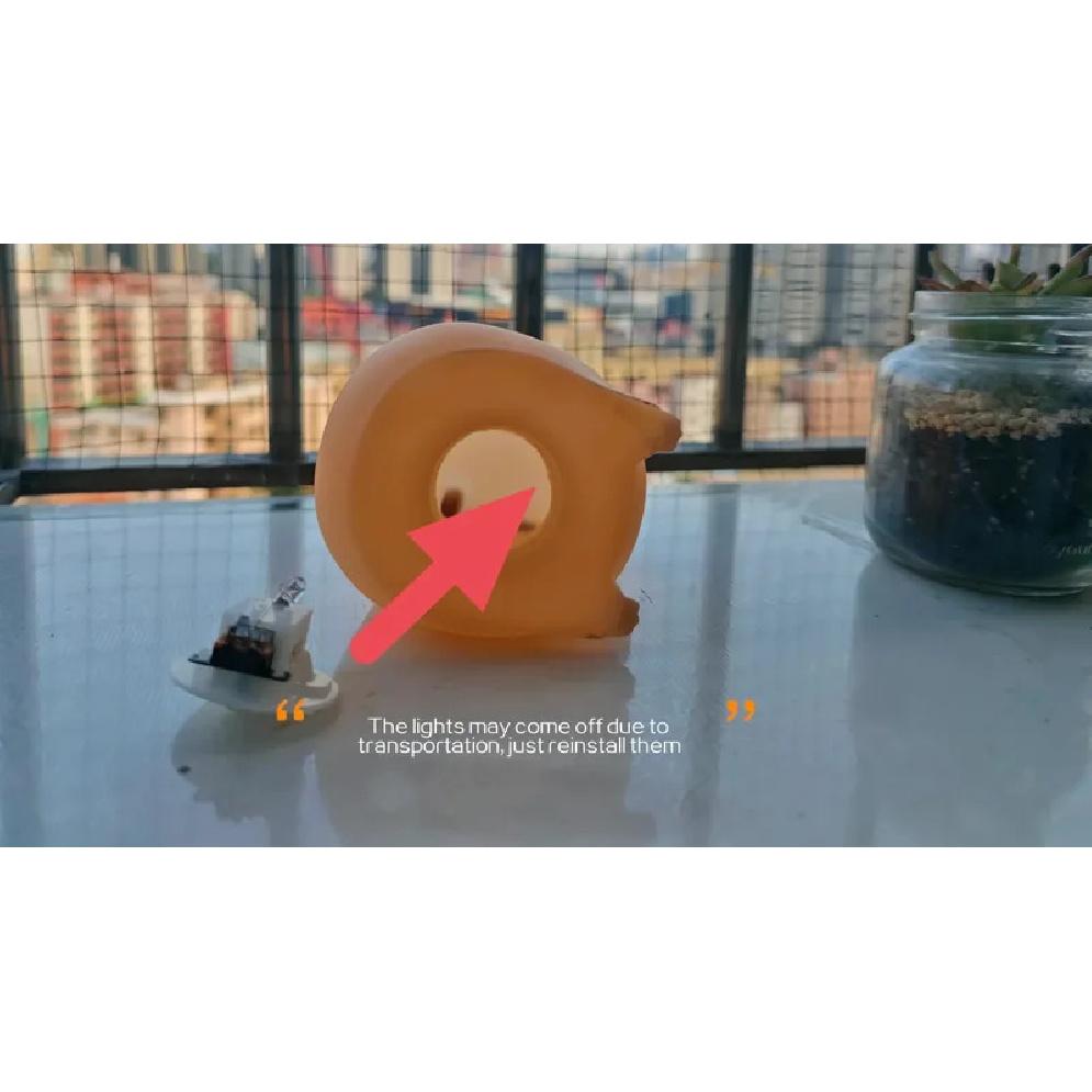 Cute Pet Capybara Night Light Cartoon Silicone Creative Bedside Sleep Night Lamp For Room Decor Birthday Gift Clearance Sale