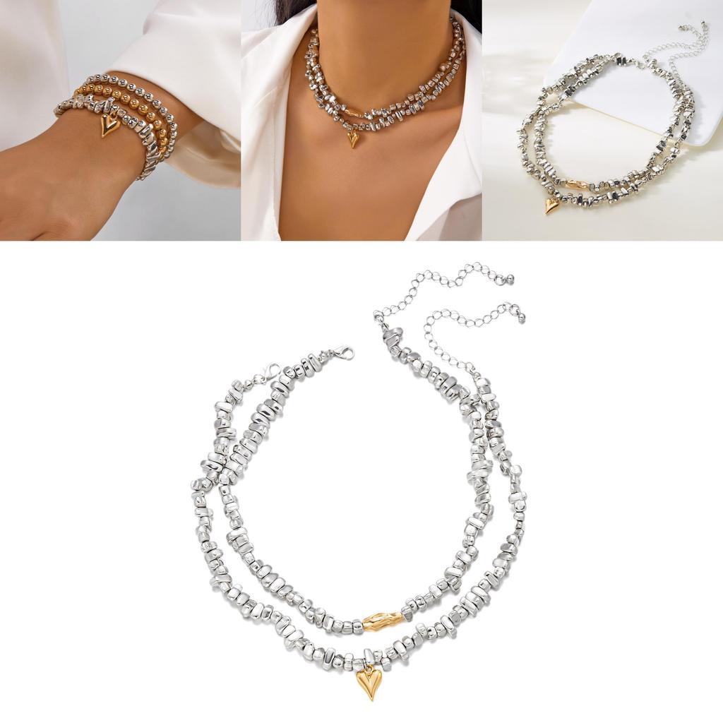 Modern Geometric Jewelry For Women With Alloy Pendants In Minimalist Design