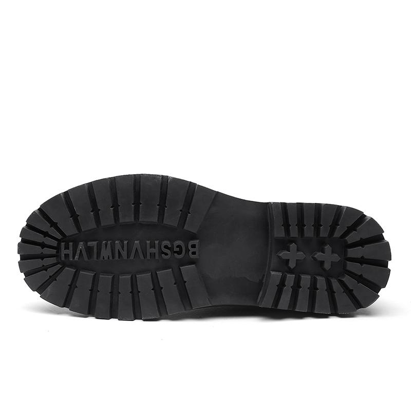 Men's New Leather Outdoor Sports Shoes Casual Shoes Business Leather Boots