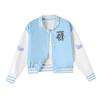 Kids Printed Baseball Jacket Casual Loose Fit Outerwear for Boys and Girls