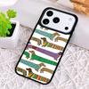 Dachshund And Flower Phone Case for iPhone 17 Air 16 15 11 12 14 13 Pro Max Shockproof Cover