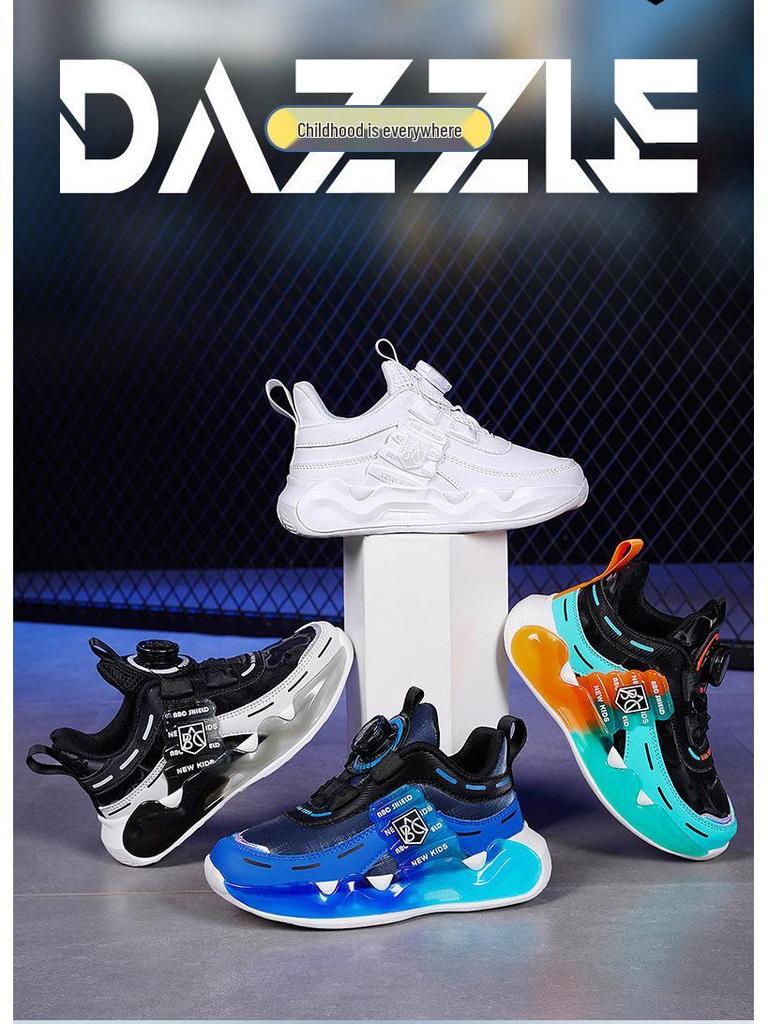 Girls' 2025 Autumn/Winter Cotton Sports Shoes - Thickened, Warm Running Shoes for Medium/Large Children.